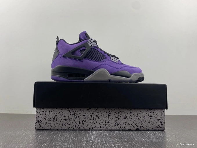 Travis Scott x Jordan Suede Purple 4 Air 0919